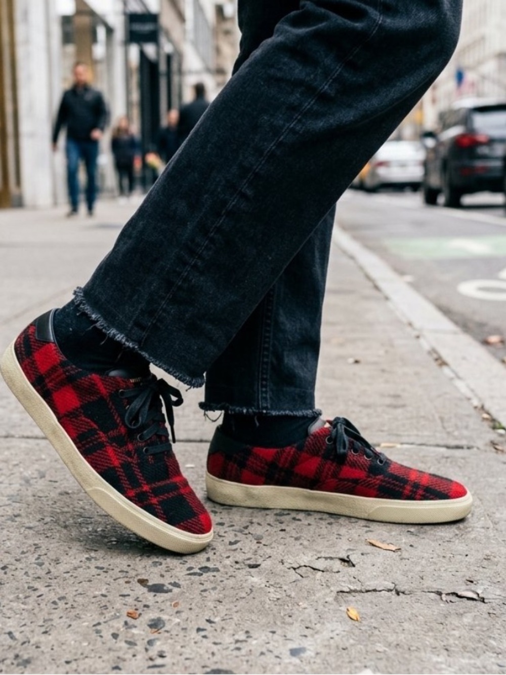 Saint Laurent 2014 Buffalo Plaid Sneakers